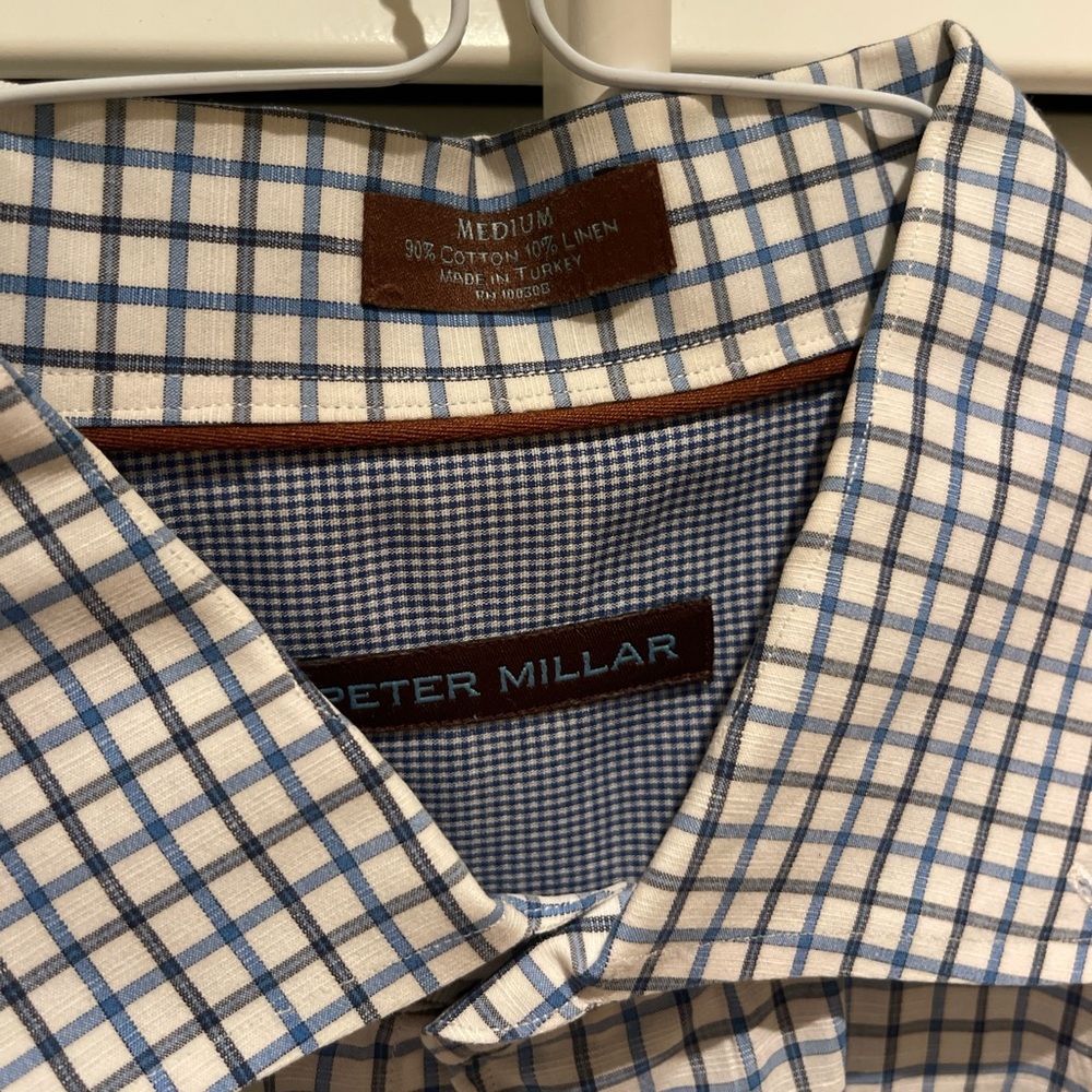 Peter Millar Men’s Button Down Size Medium - image 2